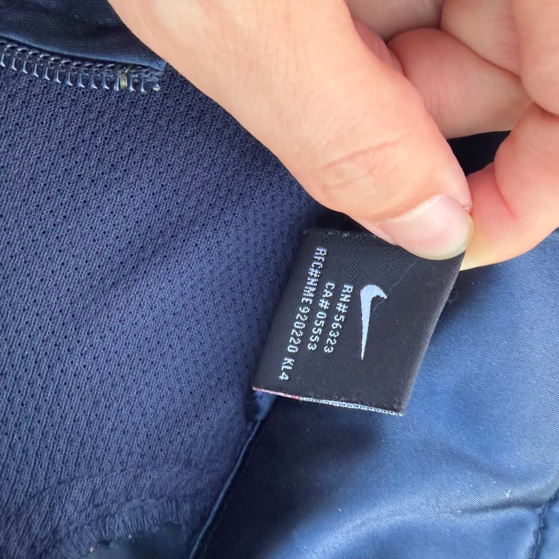 00-01 Nike 나이키 인터밀란 축구 바람막이 집업 자켓 상품이미지4