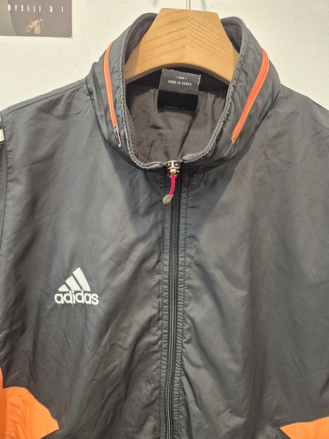 아디다스 바람막이 점퍼  100
사이즈 상품이미지2