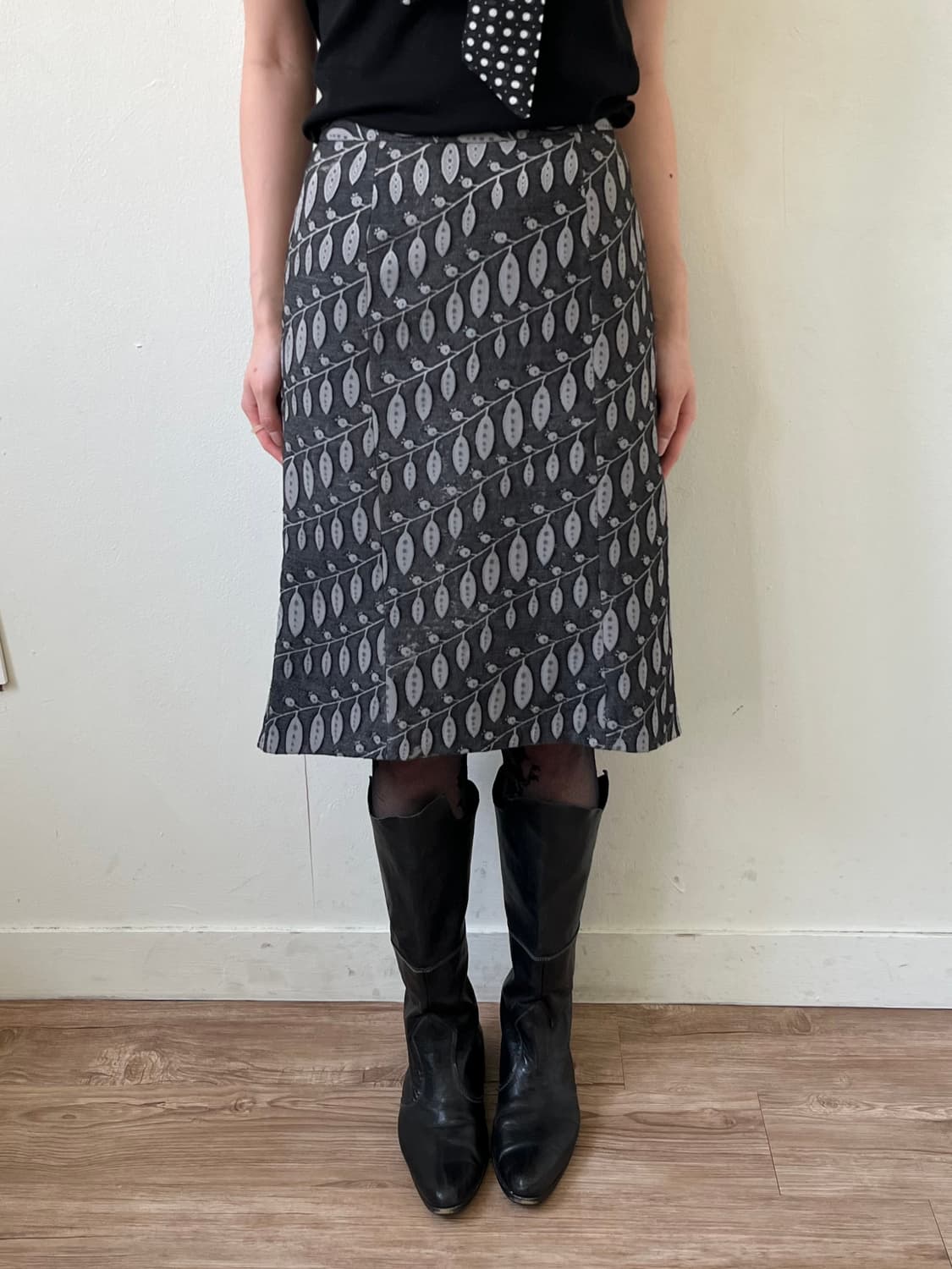 INDIVI 멀티 패턴 스커트 상품이미지6