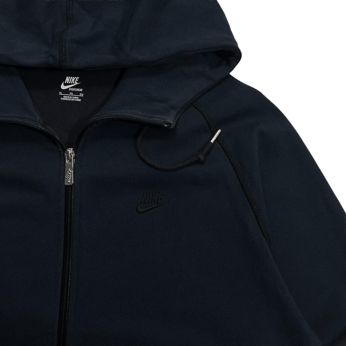 나이키 블랙컬러 블랙스우시 후드집업 상품이미지2