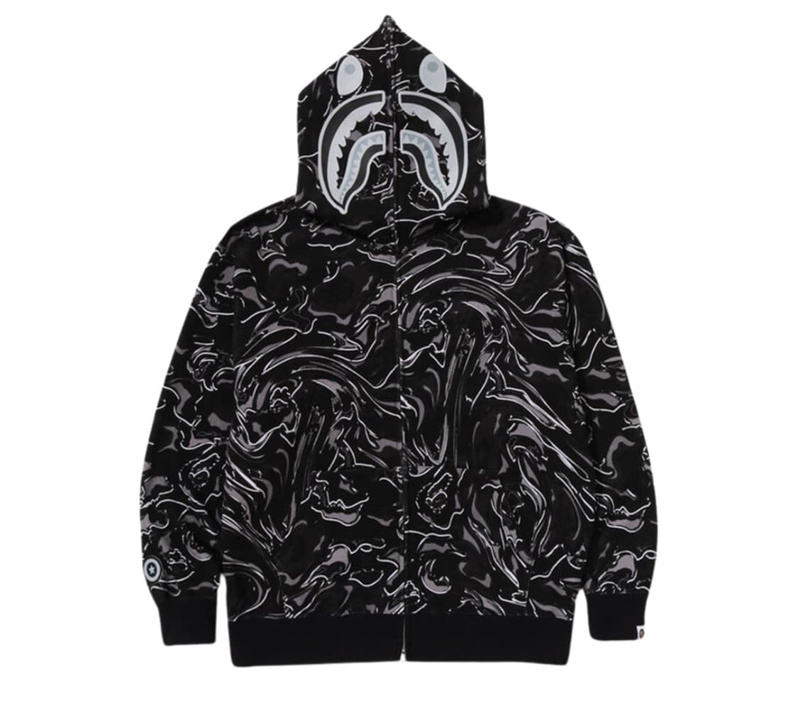 베이프 마블링 후드집업 블랙 L사이즈 구합니다 상품이미지1