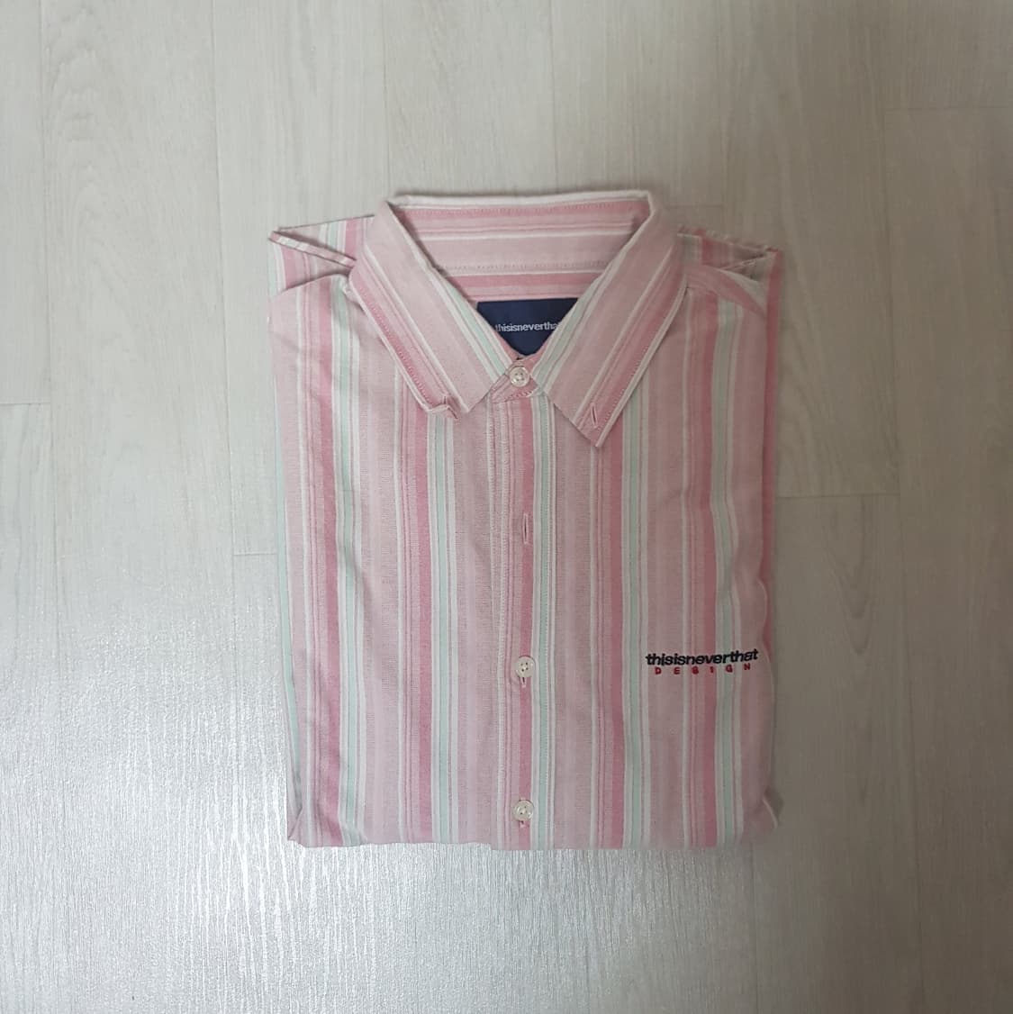 디스이즈네버댓 oxford shirt pink 상품이미지4
