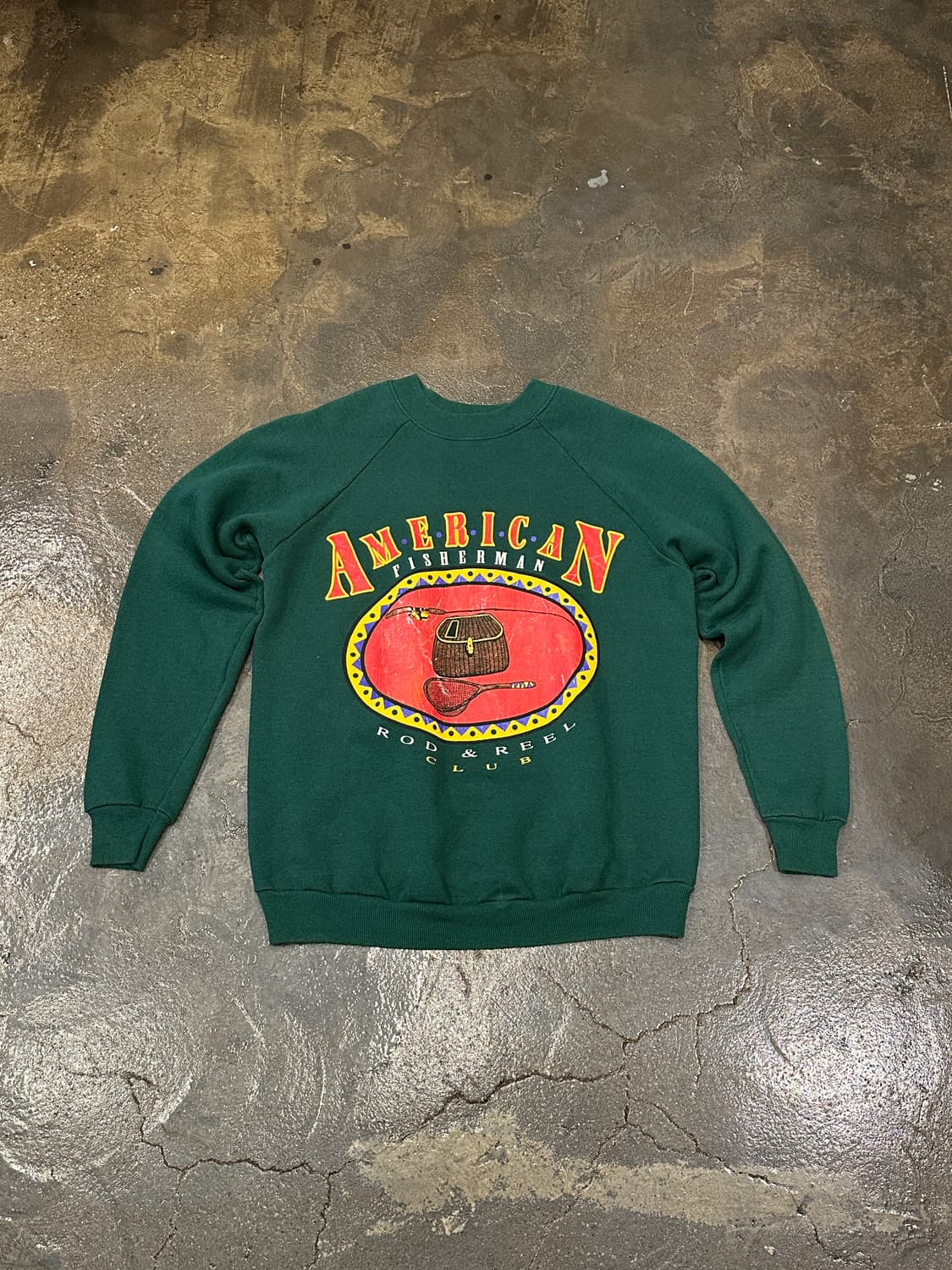 Vintage American Fisherman 스웻셔츠 L 상품이미지1