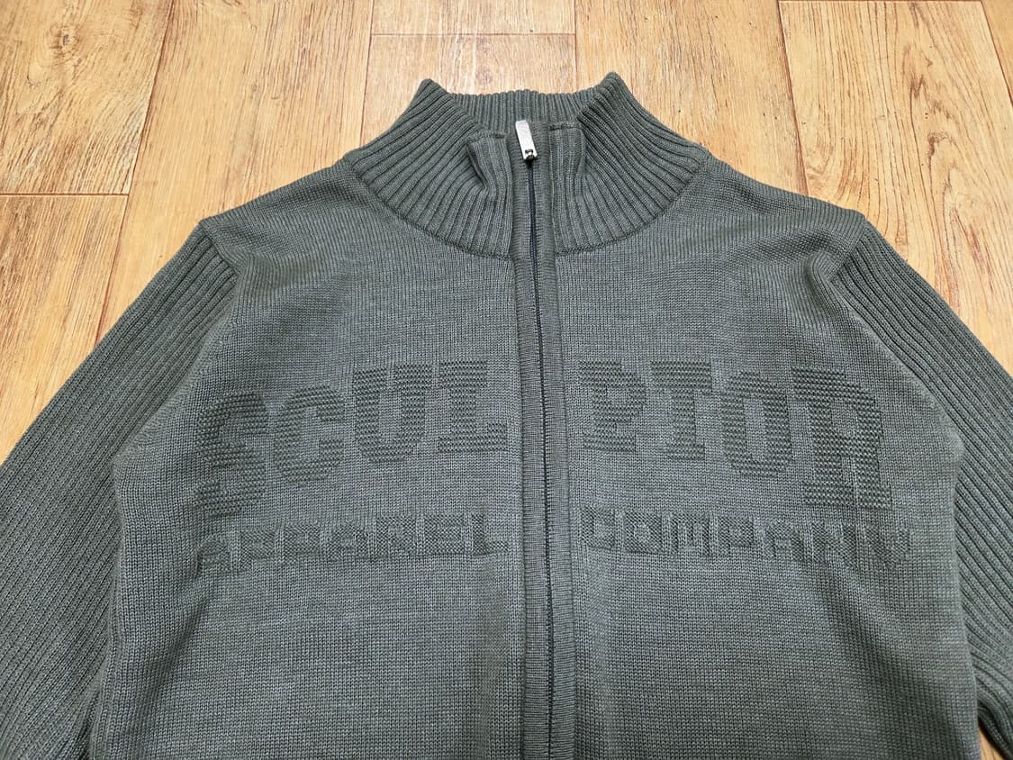 스컬프터(sculptor) 클래식 로고 집업니트 55 상품이미지4