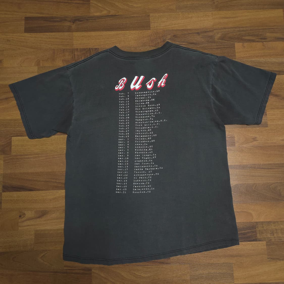 [XL]90s Bush 빈티지 밴드티 giant 자이언트 tultex부시 상품이미지5