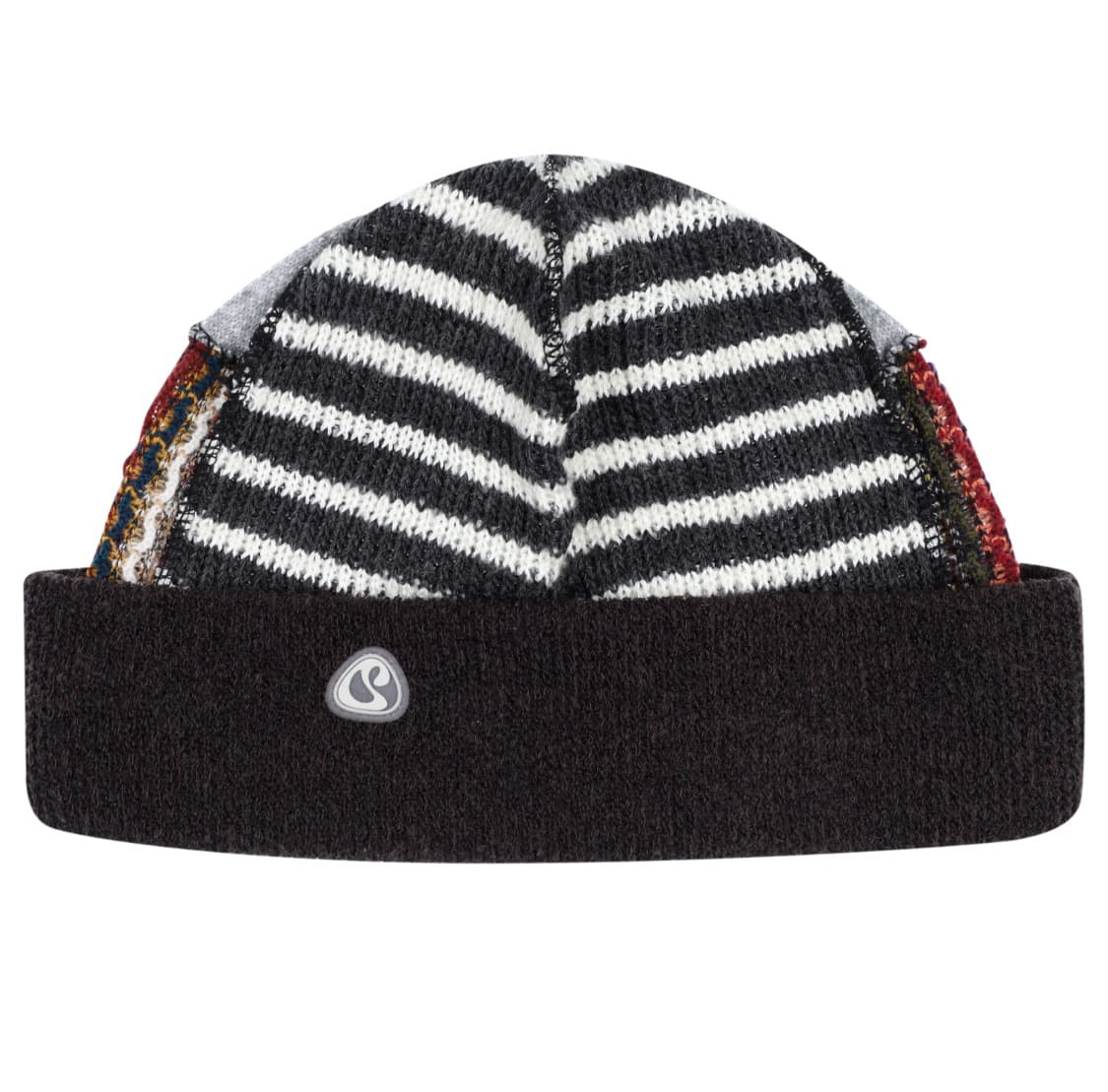 코이세이오 패치워크 비니 브라운 상품이미지1