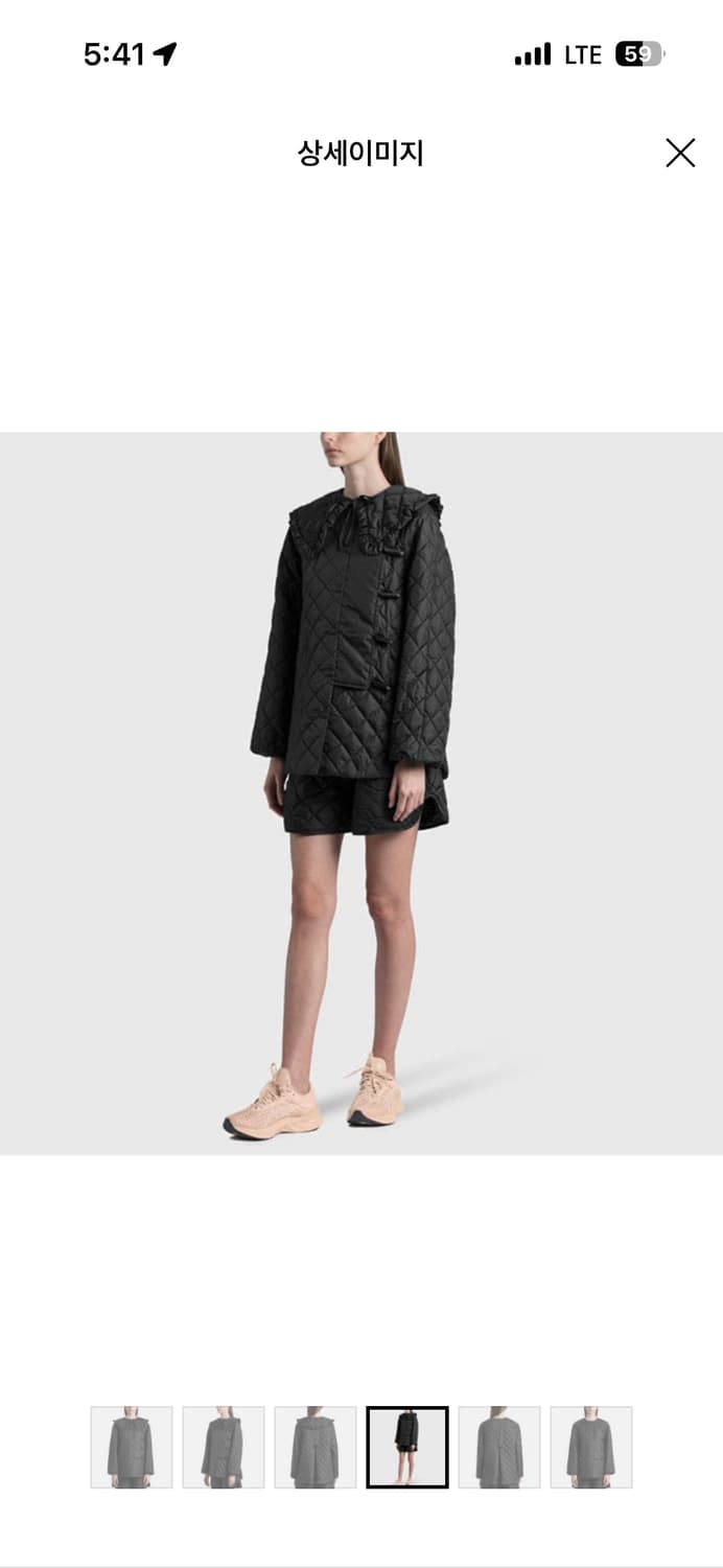 Ganni 가니 립스탑 퀼팅 자켓 상품이미지1