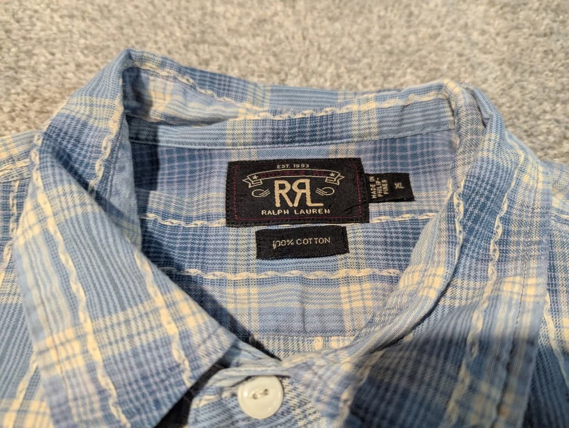 RRL 더블알엘 자카드 마드라스 워크셔츠 상품이미지2