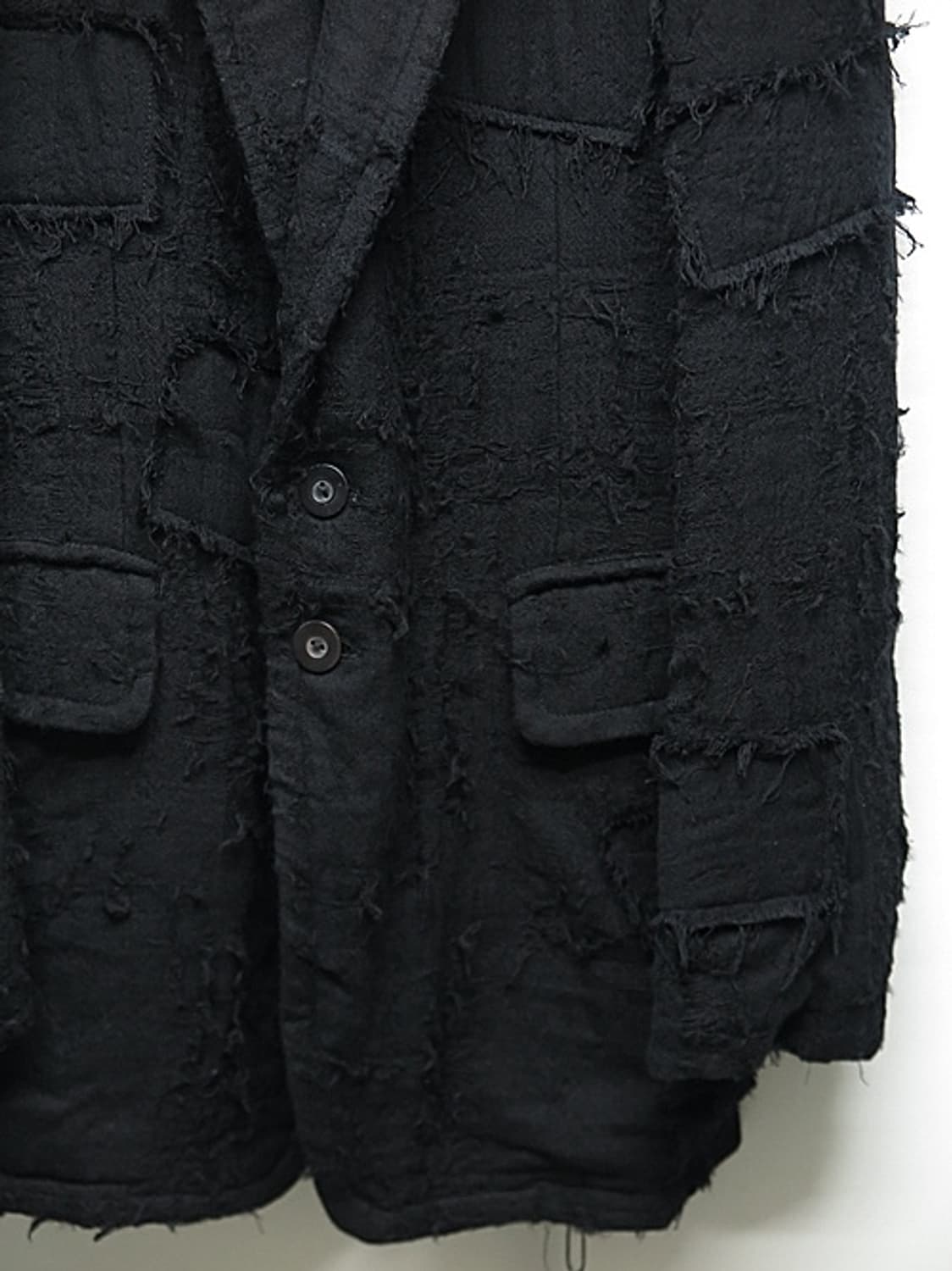 nude:masahiko maruyama 그런지 패치 블레이져 1사이즈 상품이미지4