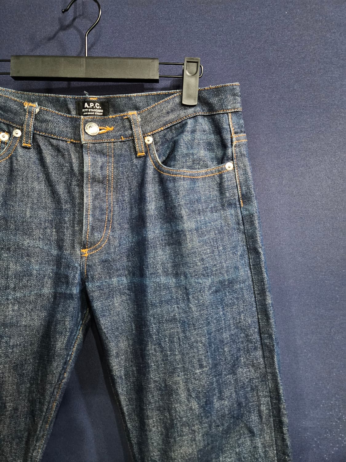 A.P.C 아페쎄 네이비 남성 슬림핏 허리 30 데님팬츠  상품이미지4