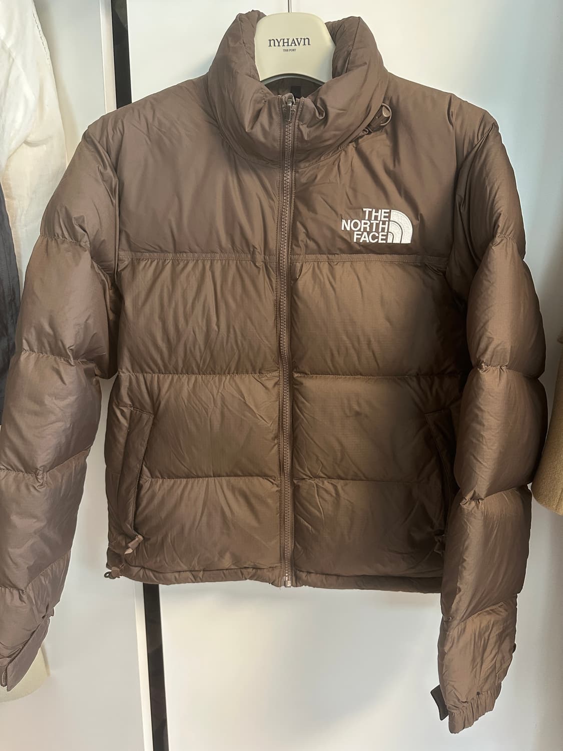 여성 1996 레트로 눕시 자켓 베이지브라운 상품이미지1