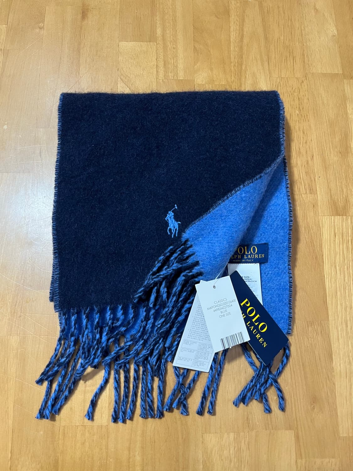 (새상품) 폴로 랄프로렌 양면 울 머플러 목도리 상품이미지1