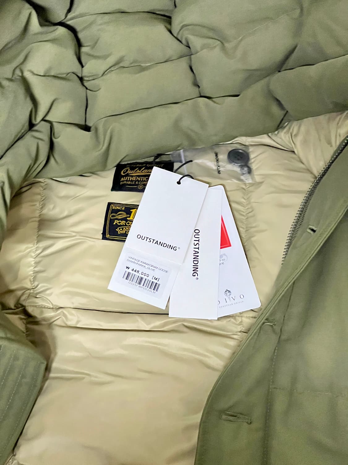 아웃스탠딩 빈티지 카라코람 구스다운 파카 상품이미지4