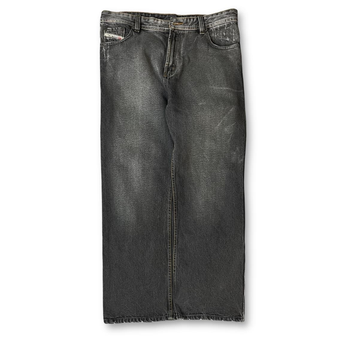 (36) 디젤 그레이 빈티지 워싱 데님 팬츠 상품이미지1