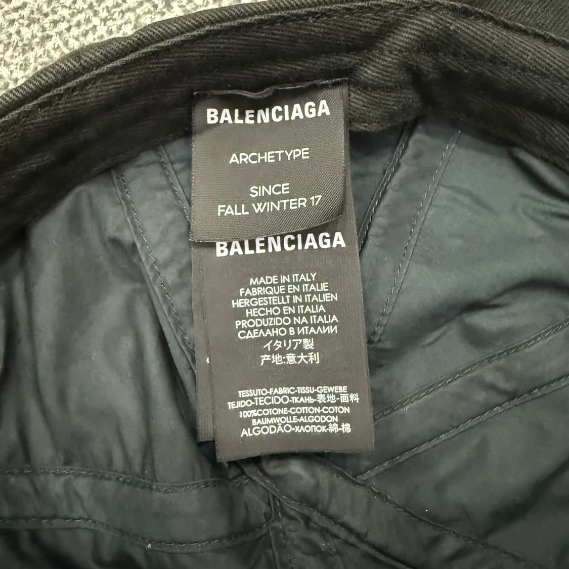 L 발렌시아가 BALENCIAGA 기본로고 빈티지 볼캡 모자 상품이미지9