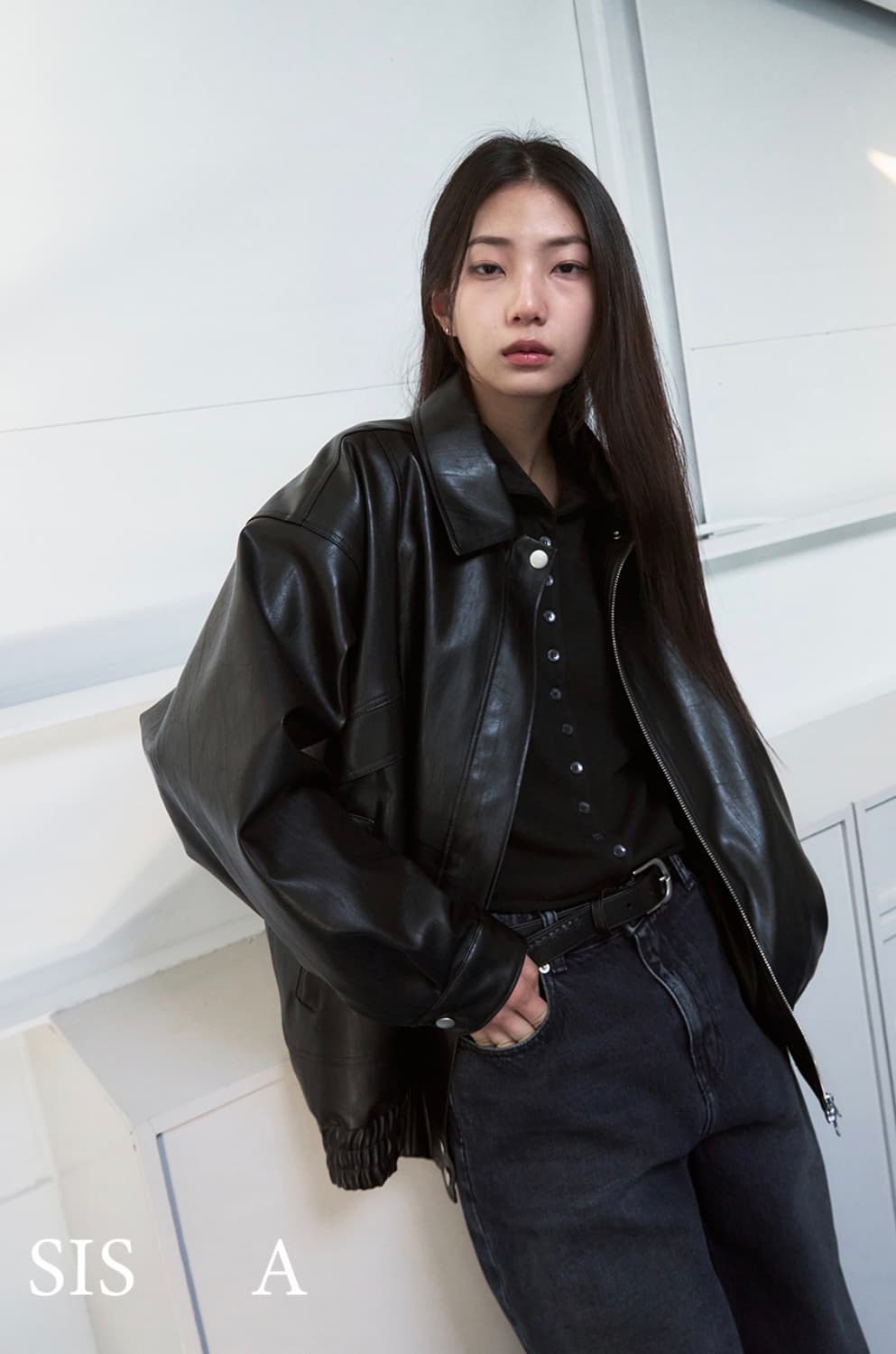 새거) 시스에이 레더 자켓 / 정가 :19.9만 상품이미지3