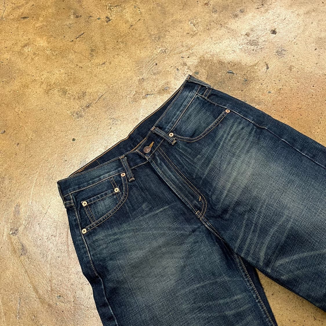 [정품] 리바이스 워싱 데님 청바지 b15 상품이미지1