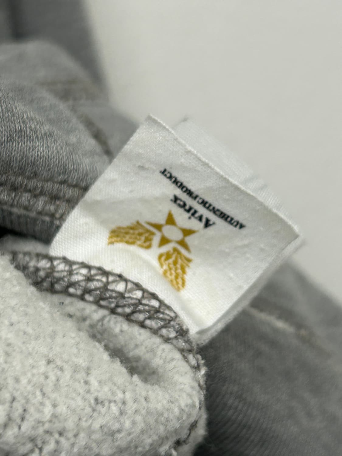 아비렉스 그레이 후드티  상품이미지5