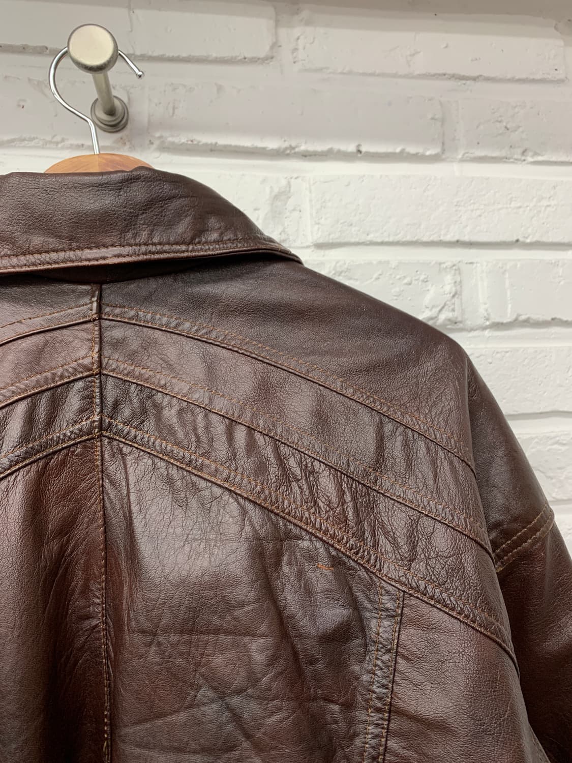 vintage 소가죽 자켓 (Made in italy) 상품이미지5