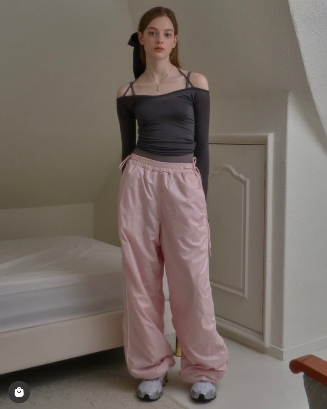 페르트 pehrt warm-up track pants (pink) 상품이미지5