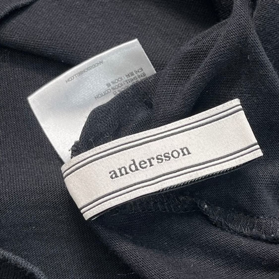 ANDERSSON BELL 티셔츠 블랙 L 상품이미지6