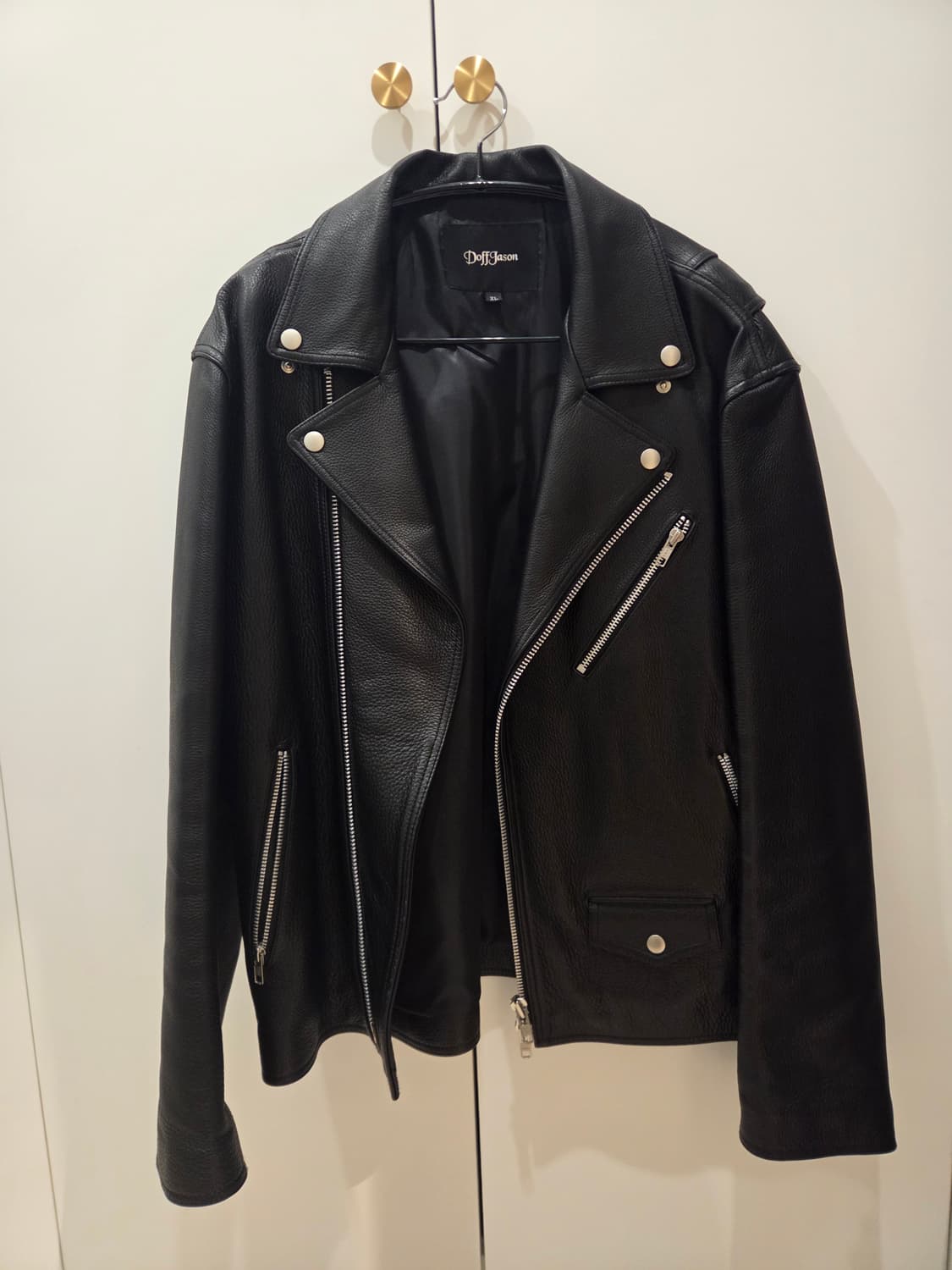 (XL)도프제이슨 카우하이드 라이더 자켓 상품이미지1