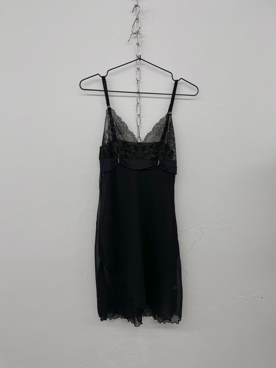 블랙페어리 레이스 시어 슬립 상품이미지4