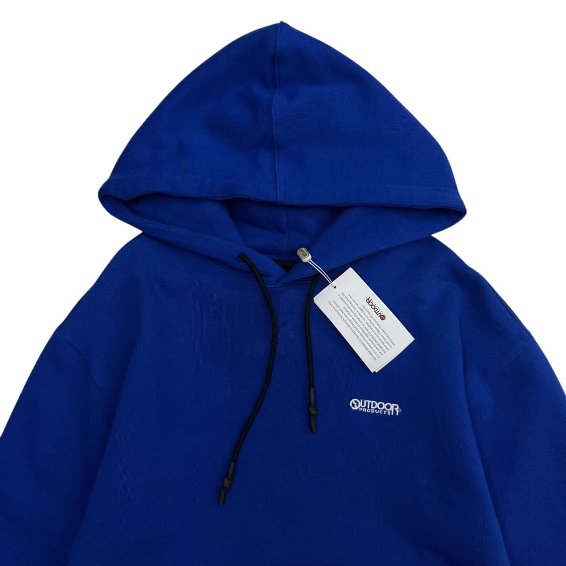 아웃도어 패치로고 블루 후드 S 상품이미지4