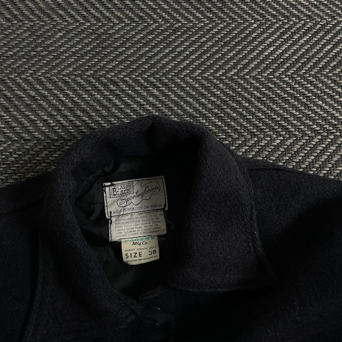 USA 빈티지 박시핏 레더 모직 바시티 자켓y 3749 상품이미지8