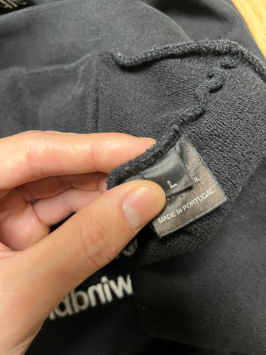 [L] 16ss 베트멍레터링 후드 OG 상품이미지7