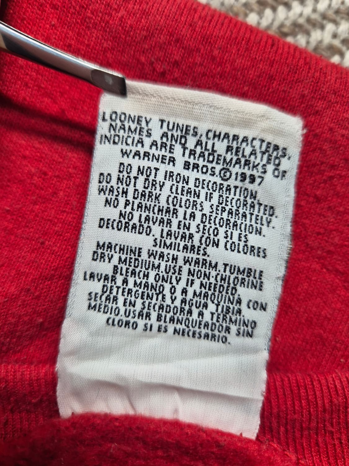 90s 워너브라더스 트위티 스웻 상품이미지5