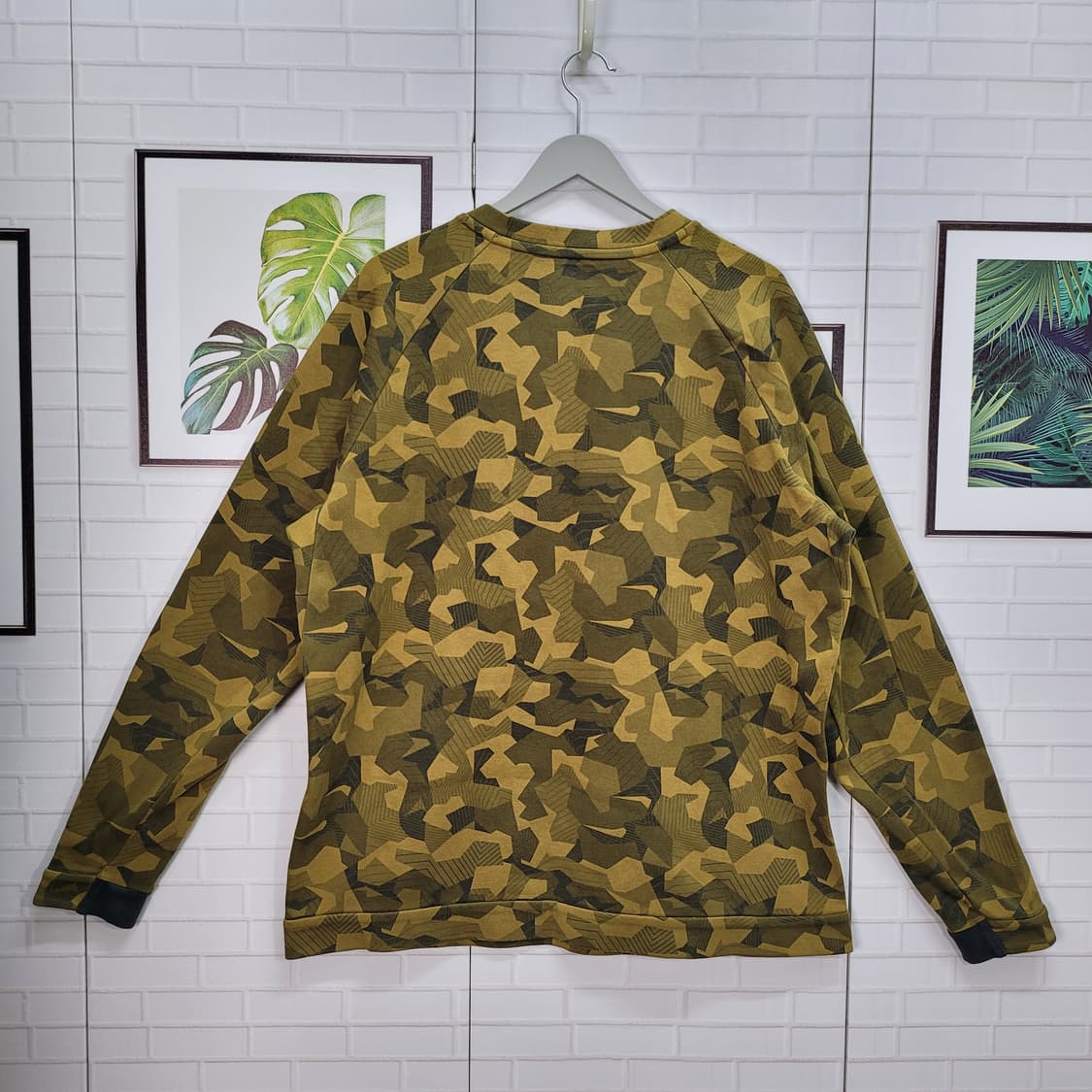 나이키 테크 플리스 카모 블랙 맨투맨 스웻셔츠 XL사이즈 상품이미지3