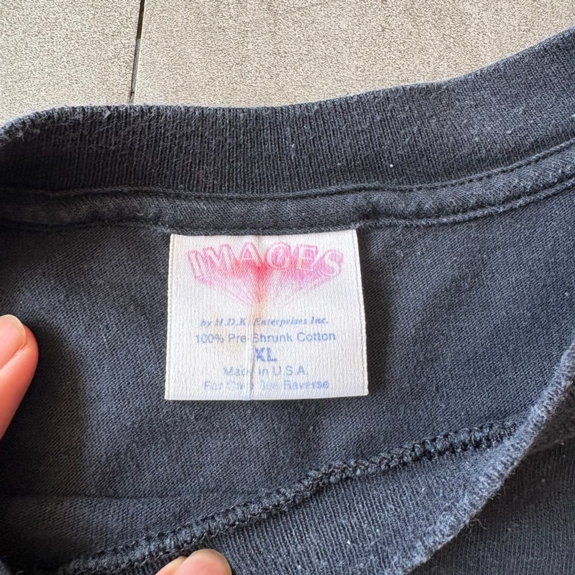 92년 미국 생산 블랙 반팔티 상품이미지7
