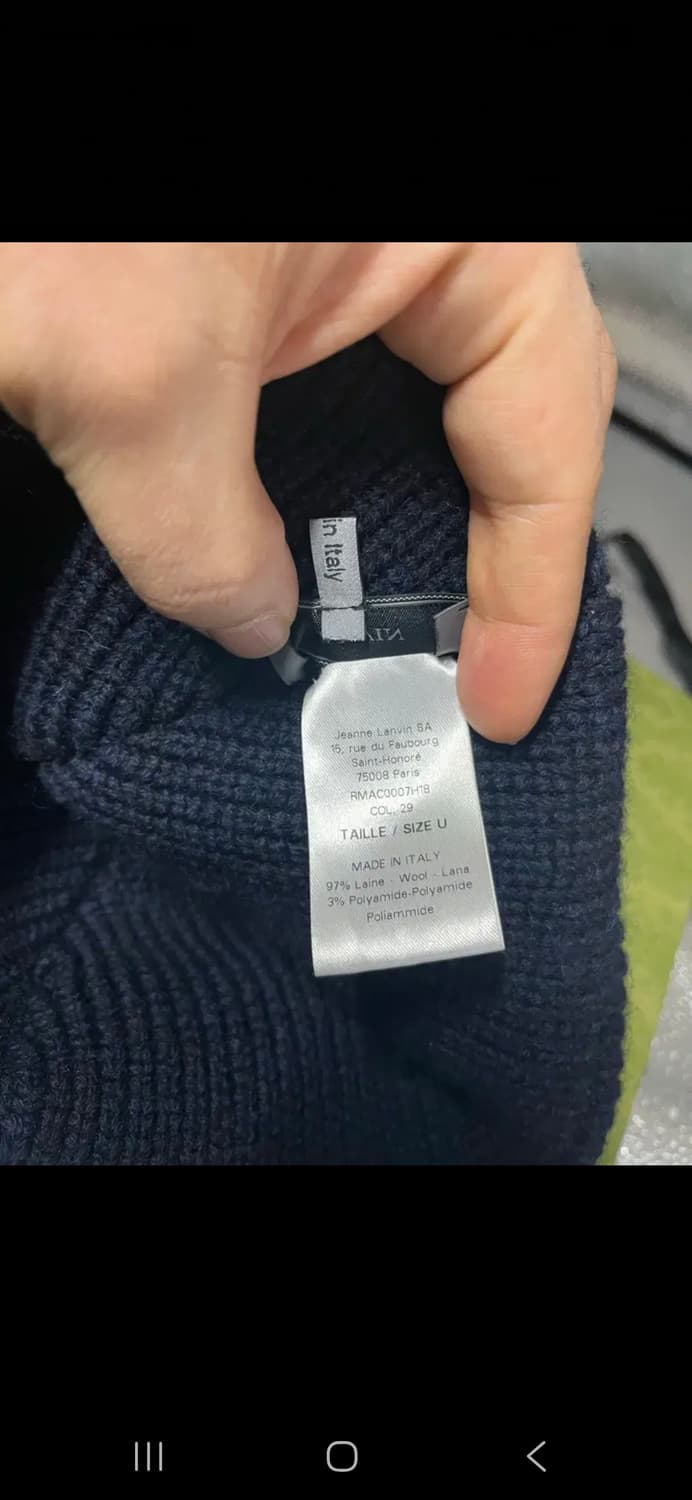 Lanvin 비니 made in italy 상품이미지4