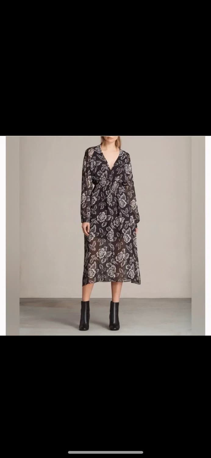 allsaints 올세인츠 쉬폰 원피스 상품이미지2