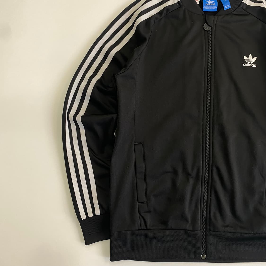 [79] Adidas 슈퍼스타 트랙탑 져지(검흰) 상품이미지3