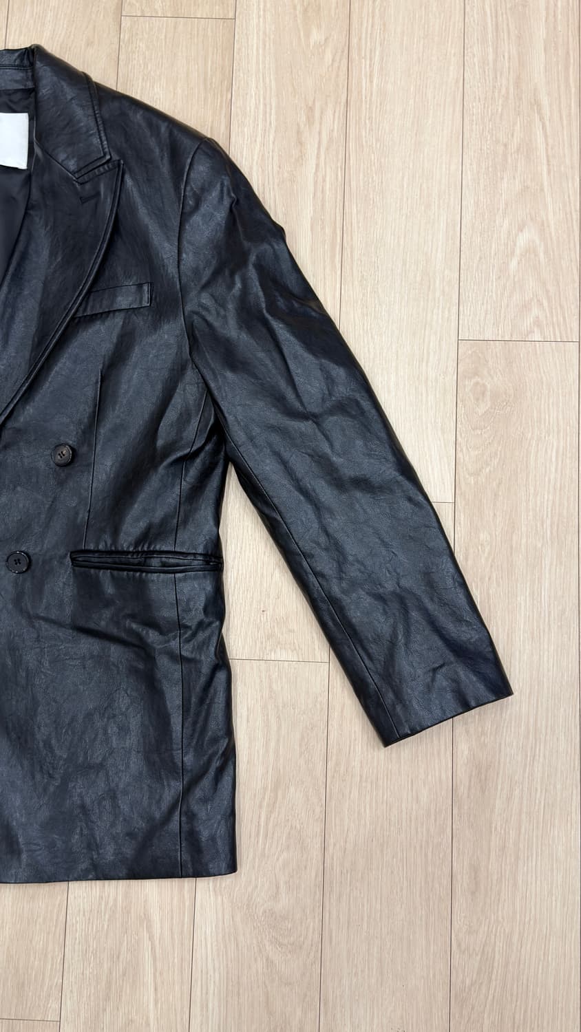 현재 단종된 던스트 더블 레더 자켓 블랙 M사이즈 상품이미지4