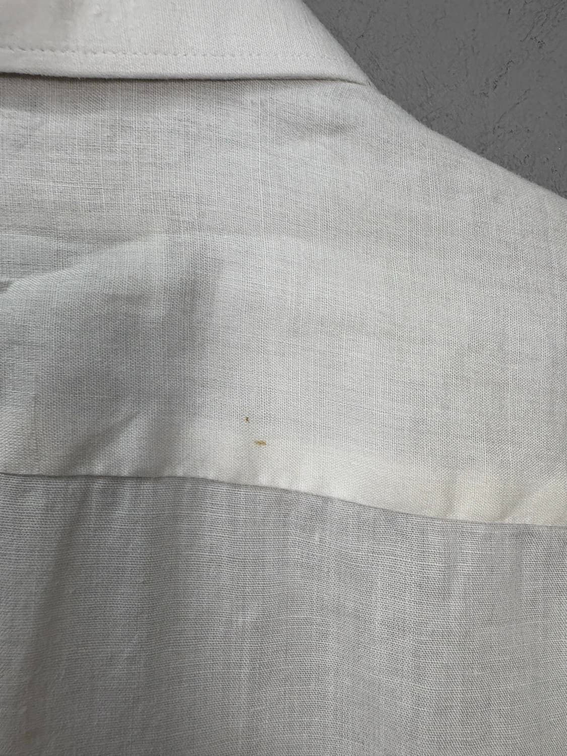 입생로랑 로고 화이트 린넨셔츠 A2804 상품이미지6