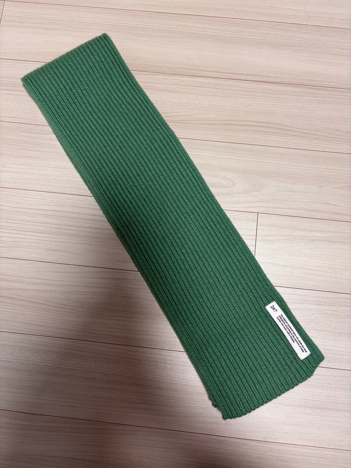 247시리즈 캐시미어 머플러 그린 상품이미지2