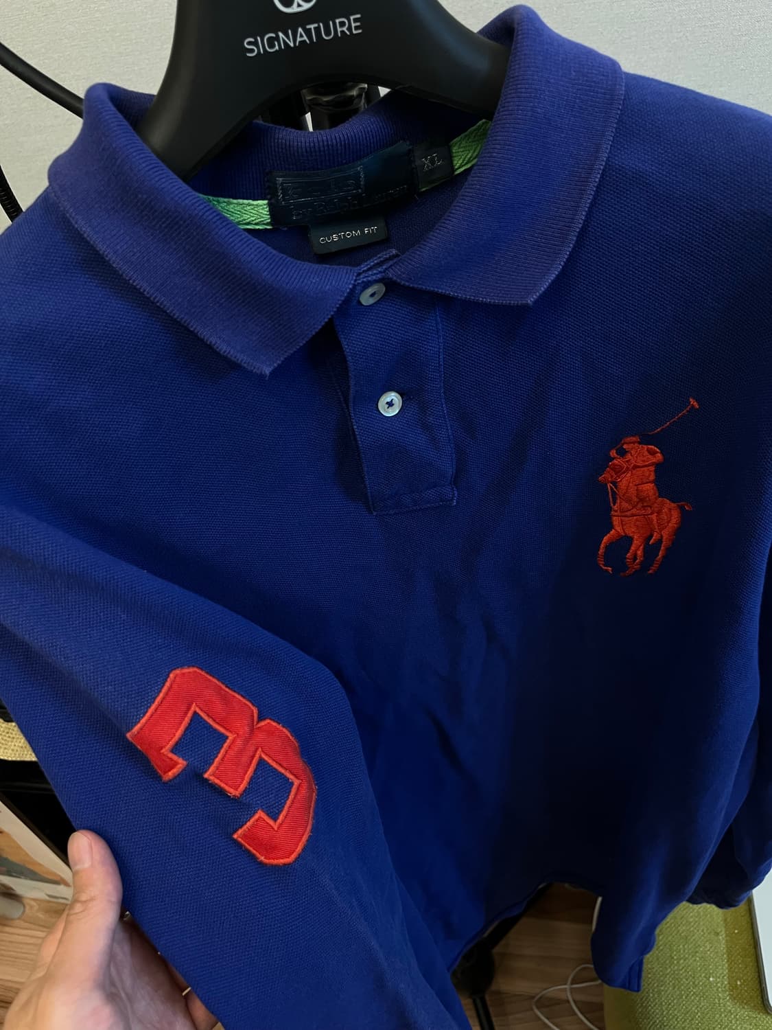 폴로 랄프로렌 긴팔 카라티 상품이미지2