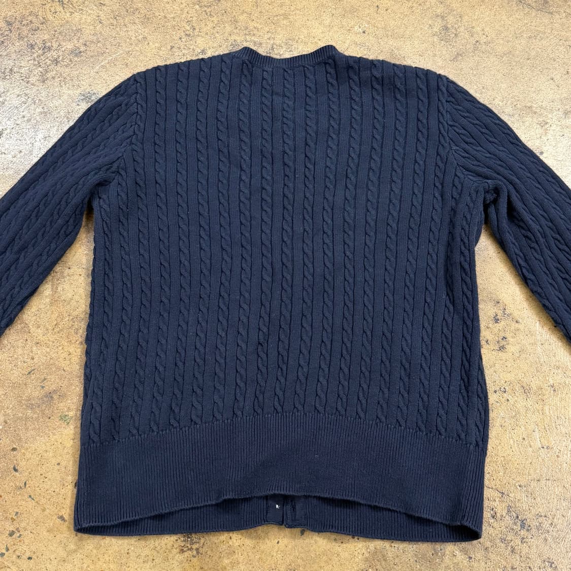 폴로 랄프로렌 네이비 꽈배기 니트 가디건  상품이미지4