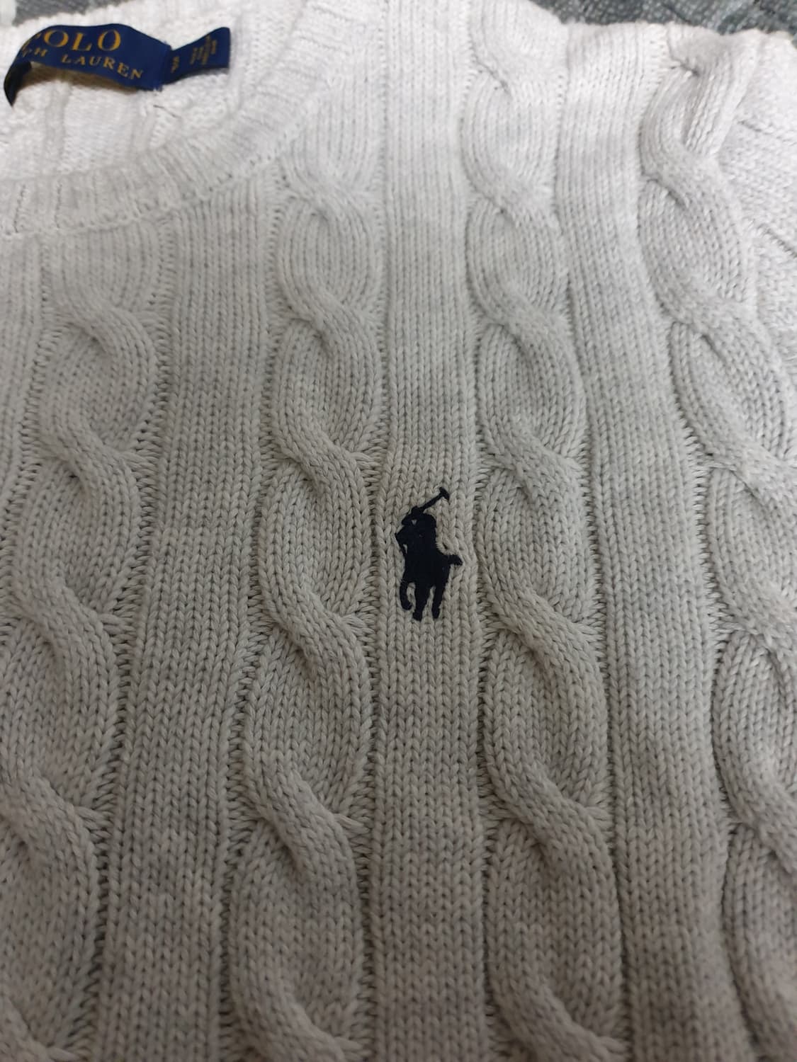 폴로랄프로렌 꽈배기 라운드 스웨터 니트 (SP사이즈) 상품이미지2