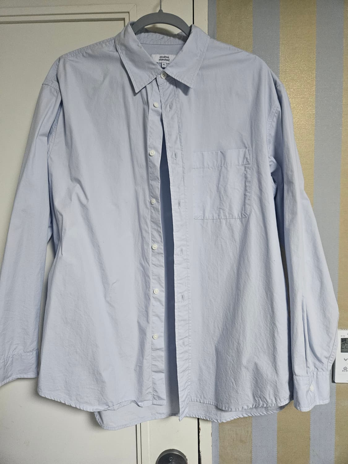 무신사스탠다드 워시드포플린셔츠 xl 상품이미지1