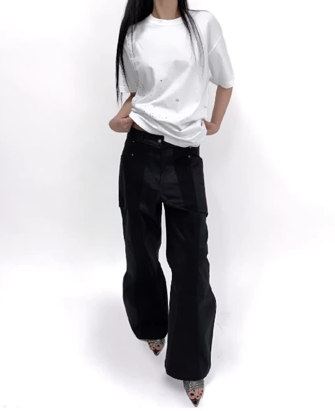 S/NO.13 CODE PRINTING T-SHIRT  상품이미지4