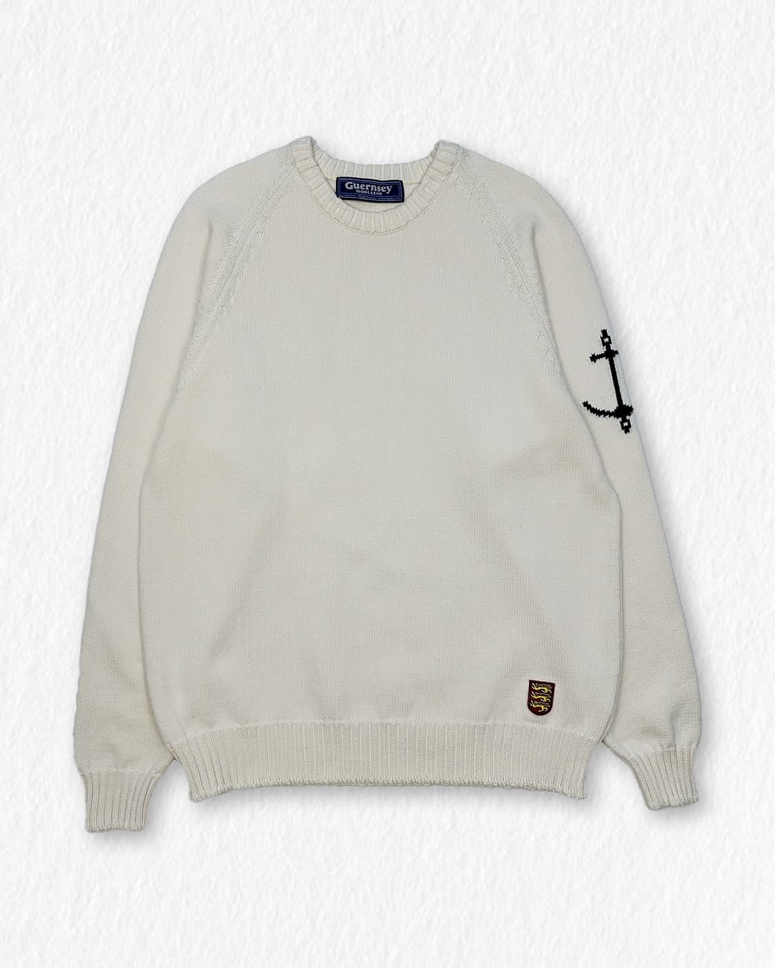 건지울른스 닻 니트 아이보리 상품이미지1