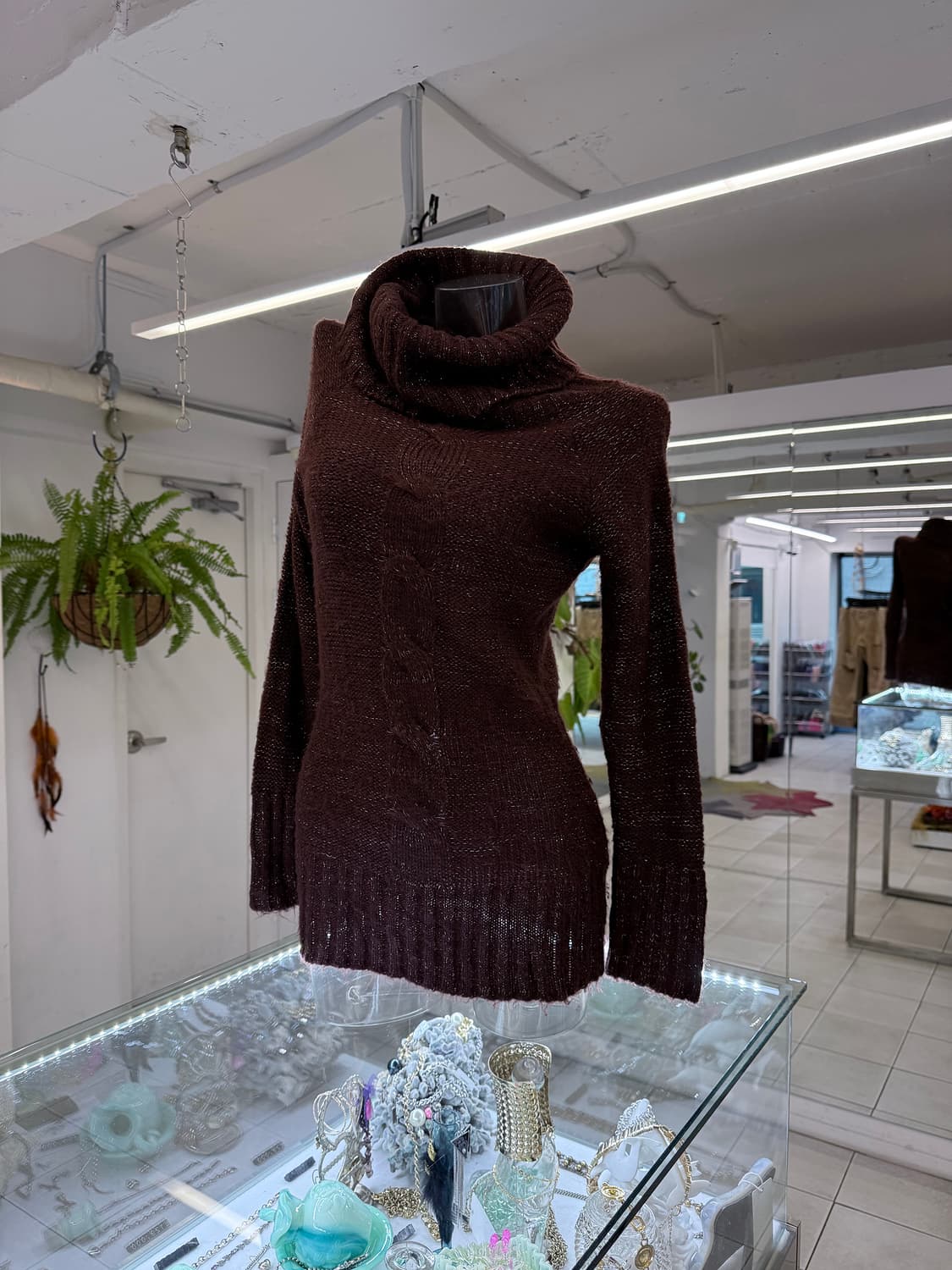 glitter knit one piece 상품이미지2