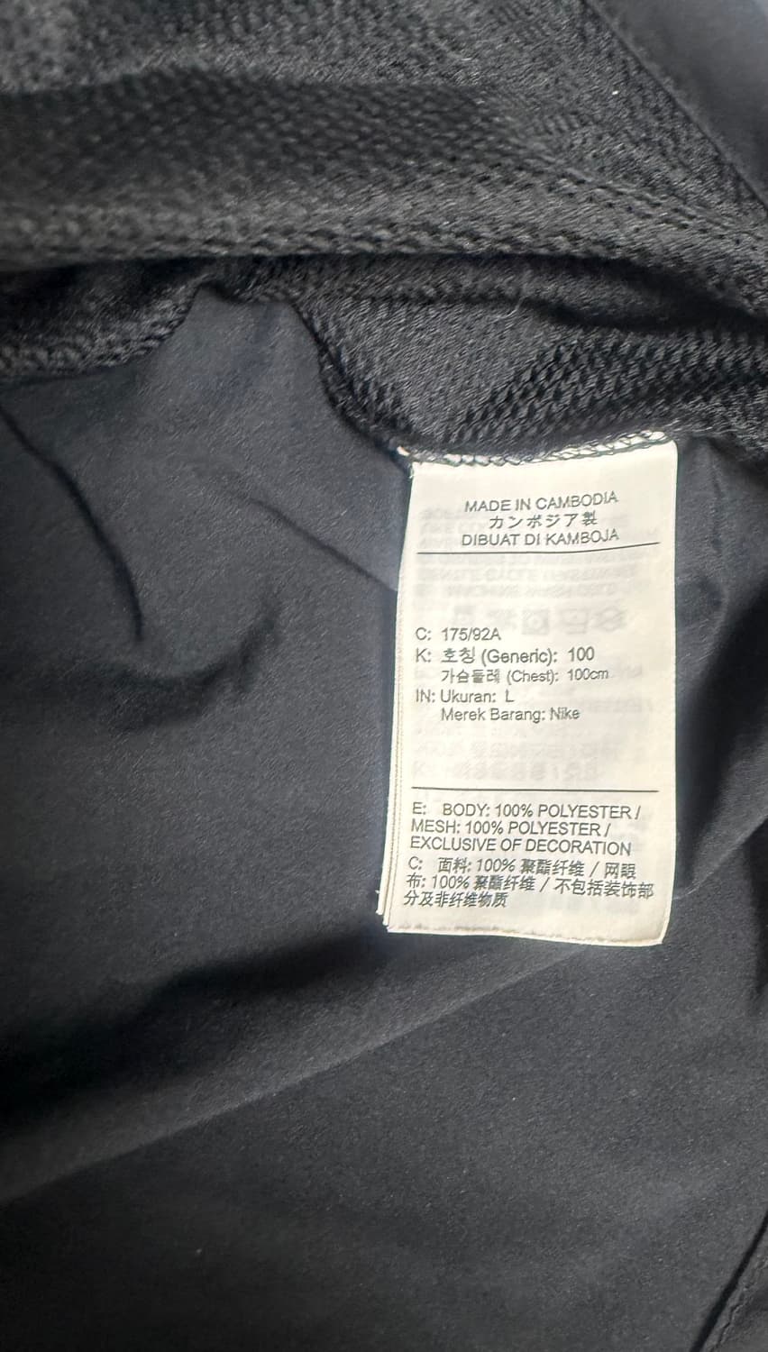 Nike Dri-Fit Windbreaker Black L 상품이미지4