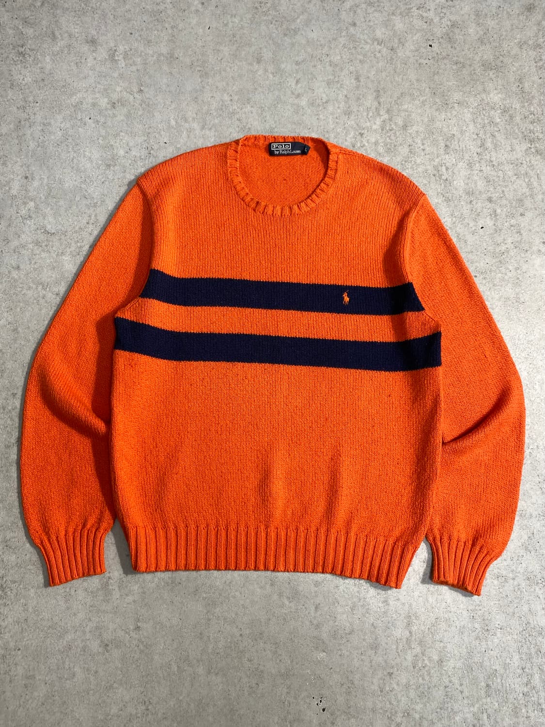 [L] Polo Ralph Lauren 폴로 오렌지 니트 상품이미지2