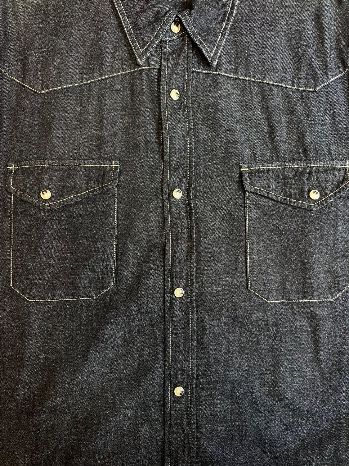 엘무드(LMOOD) 데님 웨스턴 셔츠 L 상품이미지2