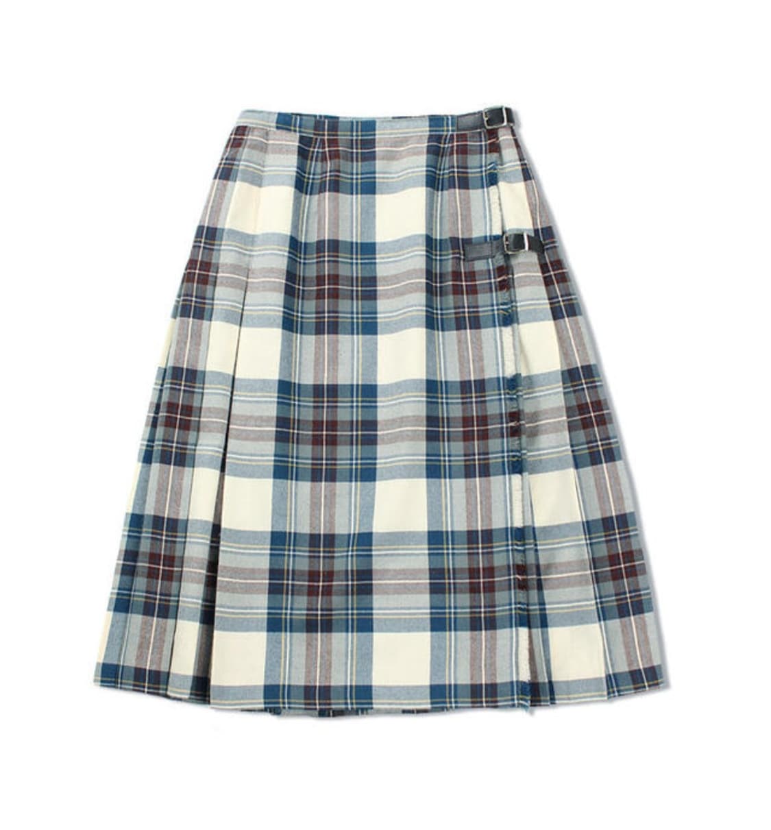 Mosbrook 빈티지 타탄 체크 킬트 스커트 상품이미지1